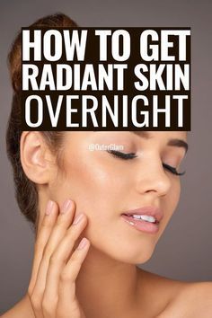 Overnight Clear Skin, Glowing Skin Overnight, Soothing Face Mask, Glowing Skin Secrets, Coconut Oil Beauty, Foods For Healthy Skin, Glowing Radiant Skin, Deep Conditioning Hair