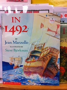 the book cover for in 942 by jean marzollo, illustrated by steve blockman