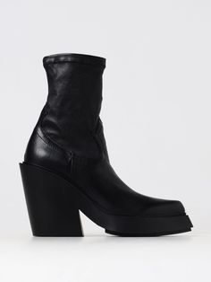 Flat Ankle Boots VIC MATIÉ Woman color Black Black Flat Ankle Boots, Boots For Woman, Flat Ankle Boots, Boots Woman, Slouched Boots, Ankle Boots Flat, Black Boots Women, Suede Ankle Boots, Rubber Heels