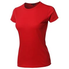 A2Y Women's Basic Solid Premium Short Sleeve Crew V-Neck T Shirt Tee Tops FEATURES This short sleeve crew neck t shirt is great for casual wear and easy to style with most items and suitable for matching pants, leggings, skirts, shorts, jean. SIZE Available in 5 sizes: Small, Medium, Large, X-Large, XX-Large FABRIC Style 1, 2, 3 - POLYESTER 100% Style 4, 5 - COTTON 100% **Heather Grey : 90% COTTON, 10% POLYESTER **Heather Black, Heather Navy, Heather Green, Heather Blue, Heather Pink : 50% COTTO Casual Red Plain T-shirt, Basic Stretch Red T-shirt, Red Stretch Basic T-shirt, Classic Red Cotton T-shirt, Cheap Red Raglan Sleeve T-shirt, Cheap Red Relaxed Fit T-shirt, Red Cotton Short Sleeve T-shirt, Red Stretch V-neck T-shirt, Heather Green