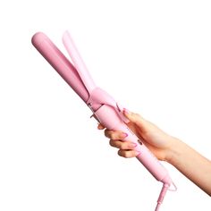 Let’s get this Curl Party started! Slay the curl game with our 1.25" Bounce Bae Spring Clip Curler in oh-so-fabulous Party Pink. But she’s not just Pretty in Pink. Made with a high quality Tourmaline-Ceramic barrel, she’s here to create frizz-free, shiny, long-lasting curls in no time. Experience the magic of gentle Tourmaline Ceramic as it heats hair from the inside out, protecting your outer hair layer and reducing heat damage. Tailor your heat with settings from 300°F-450°F to match your hair Pink Curling Iron, Pink Christmas Gift Ideas, Beachy Curls, Pink Playroom, Pink Wishlist, Curlers For Long Hair, Beach Waver, Girly Christmas Gifts, Lasting Curls