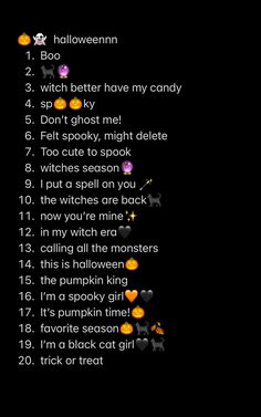 Captions
Halloween
Instagram
Stories
Photos
Post
Publicación
Redes Sociales
Social media
Tiktok
Twitter
Costumes Halloween Insta Captions With Boyfriend, Spooky Username Ideas, Flirty Halloween Quotes, Disney Halloween Captions, Happy Halloween Captions, Vampire Instagram Captions