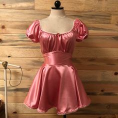 Satin Missy Dress Missy Dresses, Most Beautiful Dresses, Mode Vintage, Style Chic, Babydoll Dress, Favorite Dress, Cute Fashion, Look Fashion