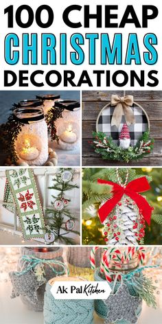 DIY Christmas decorations are perfect for adding a personal touch to your holiday decor. Explore creative Christmas decor ideas like handmade Christmas ornaments, rustic Christmas wreaths, and upcycled holiday crafts. From farmhouse Christmas decor or crafting personalized Christmas gifts, these DIY Christmas centerpieces, garlands, and stockings will make your space festive and unique. Also, check Christmas outdoor decor like Christmas porch decor and Christmas yard decorations. Country Christmas Decorations Diy Rustic, Rustic Christmas Crafts Diy, Country Christmas Decorations Diy, Christmas Upcycling, Rustic Christmas Wreaths, Diy Christmas Craft Ideas, Rustic Christmas Crafts, Diy Christmas Centerpieces, Cheap Christmas Decorations