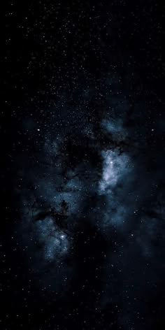 the night sky is filled with stars