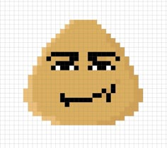 Pou scheme Random Pixel Art, 16x16 Pixel Art, Funny Pixel Art, Simple Pixel Art, Rare Albino Animals, Pixel Art Minecraft, Albino Animals, Easy Pixel Art, Duck Art