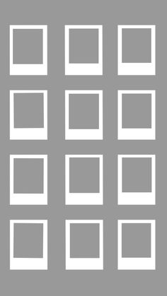 several squares are shown in white on a gray background