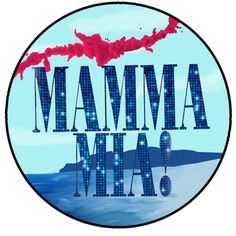 the logo for mamma maa, which is featured in blue and red colors