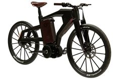 an electric bicycle is shown on a white background