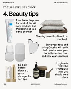 #levelup #glowupjourney #glowup #highestintheroom Skincare Recommendations, Freetime Activities, Beauty Routine Tips, Healthy Lifestyle Motivation, Glow Up Tips, Girl Tips