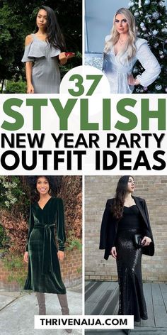 New Year Party Outfit Ideas, New Year Party Outfit, New Year Outfit Ideas, Glitzy Dress, Nye Celebration, New Year Outfit, Rooftop Party, Party Outfits For Women, New Year's Party