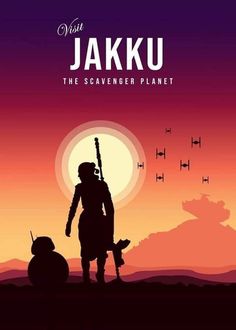 the poster for jakku, the scavenger planet