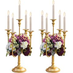 PRICES MAY VARY. Exquisite Workmanship -- Charming tall candle holder for taper candles, gold finish, beautiful pillar column, delicately designed curved scroll-branch and classic pedestal. The 5 candelabra candle holder will surely invoke a great allure into your decor. Traditional & Antique Style -- Tall metal candle stands with 5 stretched stems, perfectly combine simplicity with opulence, add vintage, elegant and romantic vibe to the place where they sit. Elegant Centerpiece -- The table top Metal Candle Stand, Flameless Taper Candles, Metal Candelabra, Centerpiece Christmas, Tall Candle Holders, Gold Candle Sticks, Gold Candle, Gold Candle Holders, Elegant Candles