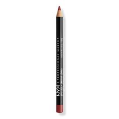 Slim Lip Pencil Creamy Long-Lasting Lip Liner - NYX Professional Makeup | Ulta Beauty Long Lasting Lip Liner, Overlined Lips, Nyx Lip Liner, Makeup Ulta, Lip Liner Pencil, Nyx Lip, Pride Makeup, Pink Lip Gloss, Lip Shapes