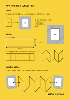 the instructions for how to make an origami box