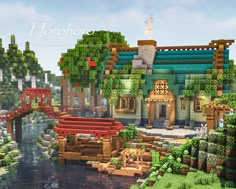 Waterfront house with boat landing 船着き場のある小さな家  Version : JAVA 1.20.1 Shaders : Complimentary shaders Resource pack: Vanilla/ Default  #minecraft #minecraftbuilds #minecraftbuild #minecraftmemes #minecrafters #マイクラ　#マインクラフト　#マイクラ建築 Minecraft Boat, Minecraft Id, Minecraft Castle Blueprints, Minecraft Small House, A Lot Of Flowers, Waterfront House