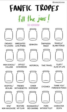 the instructions for how to fill jars