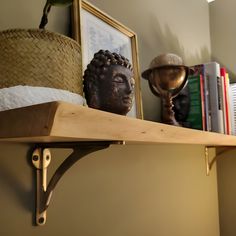 Arched Shelf Bracket - Brass Antique Floating Shelf Bracket, Brass Shelf Supports, Shelf Brackets Bathroom, Oak Shelves Brass Brackets, Antique Brass Bathroom Shelf, Antique Brass Shelf Bracket, Antique Shelf Brackets, Walnut Shelf Brass Bracket, Brass Shelf Brackets