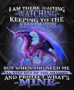 i am there waiting watching keeping to the shadows but when you need me i'll step out of the shadow and protect what's mine