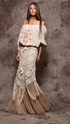 Zaitegui Crochet Skirt Pattern, Stil Boho, Crochet Skirt, A Skirt