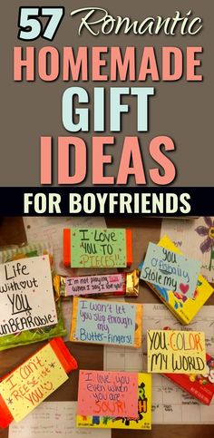 57 Romantic Homemade Gift Ideas For Boyfriends (so sweet and thoughtful!) Gifts For 3 Year Anniversary For Him, One Year Anniversary Gift Ideas For Him Boyfriends Diy, Homemade One Year Anniversary Gifts, Cute Diy Birthday Gifts For Boyfriend, Couple Diy Projects Craft Ideas Fun, Gamer Boyfriend Gifts Diy, Welcome Home Gifts For Boyfriend, Gifts To Make Your Boyfriend, Diy Birthday Gifts For Husband