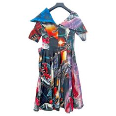 AW17 Moschino Couture Jeremy Scott Transformers Dress Cocktail Gown AllOverPrint Additional Information: Material: 100% Polymide Color: Multicolor Size: IT 42 / US 8 Style: Cocktail Gown Pattern: Abstract, Transformers Dimensions: Bust 15", Waist 13.5" Condition: Brand new with Moschino tags attached Transformer Dress, Moschino Couture, Gown Pattern, Cocktail Gowns, Jeremy Scott, Dress Cocktail, Moschino, Day Dresses, Transformers