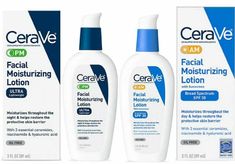 CeraVe AM PM Facial Moisturizing Lotion for Day & Nighttime Ultra Lightweight 3 oz Each CERAVE PM FACIAL MOISTURIZING LOTION FRAGRANCE FREE FOR NIGHTTIME USE 3.0oz Description Developed with dermatologists, CeraVe PM Facial Moisturizing Lotion for Nighttime Use has an ultra lightweight, unique formula that moisturizes throughout the night and helps restore the protective skin barrier with three essential ceramides (1, 3, 6-II). The formula also contains hyaluronic acid to help retain skin's natu Lotion Skin Care, Best Lotion, Skin Care Lotions, Moisturizing Lotion, Face Lotion, Moisturizer With Spf, Am Pm, Moisturizing Lotions, Skin Barrier