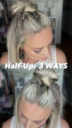 Fun Hairstyles For Shoulder Length Hair, Half Up Hair Styles Short Hair, Half Up Half Down Wedding Hair For Short Hair, Casual Short Hair Updo, Edgy Updos For Medium Length Hair, Easy Up Dos For Fine Straight Hair, Half Up Styles For Short Hair, Quick And Easy Short Hairstyles, Things To Do With Short Hair Easy