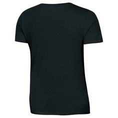 the back of a black t - shirt