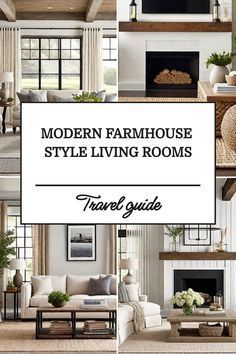 modern farmhouse style living rooms travel guide