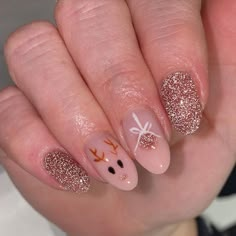 Unghie Nail Art, December Nails, New Year's Nails