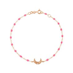 Gigi Clozeau - Moon Pink Diamond Bracelet, Rose Gold, 6.7 Pink Diamond Bracelet, Sailor Moon Jewelry, The Star Of David, Fall Neutrals, Moon Bracelet, Bracelet Rose Gold, Secrets Of The Universe, Free Tote, The Pirate