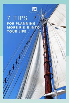 the mast of a sailboat with text overlay that reads traverse city michigan luxury destination