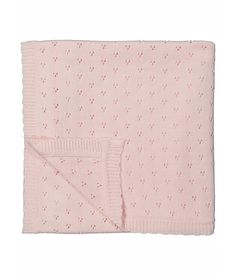 This snuggly blanket is soft and lightweight cotton with darling pointelle knit for precious cuddle times. Traditional nursery look and feel. Available in ecru or soft pink. Blanket measures 30 inches by 40 inches. Material: Cotton Simple Baby Blanket, Traditional Nursery, Knit Baby Blanket, Baby Gear Essentials, Pink Blanket, Pointelle Knit, Knitted Baby Blankets, Bootie Sandals, Baby Boy Shoes