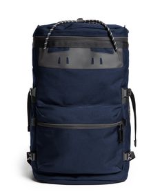 Endlessly versatile backpack from the latest collaboration between Outerknown x The New Life Project, an original assortment of sustainable travel accessories that stand up to the wear and tear of the road. Navy Backpack, Sustainable Clothing Brands, Project X, Sustainable Travel, Sustainable Clothing, Clean Design, Travel Accessories, New Life, Stand Up