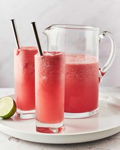 31 Refreshing Watermelon Recipes - Budgeting for Bliss Pears In Red Wine, Cantaloupe Recipes, Wine Poached Pears, Watermelon Water, Spring Veggies, Watermelon Drink, Lime Water, Frozen Watermelon, Cranberry Cream Cheese