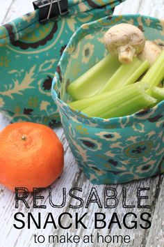 reusable snack bags to make at home