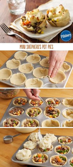 mini shepherd's pot pies are the perfect appetizer for any meal