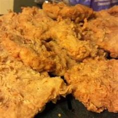 some fried food is sitting on a plate