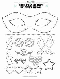 printable mask template for kids to make