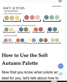 Soft Autumn Blues Colour Palettes, Soft Autumn Monochromatic, Soft Autumn Colour Combinations, Soft Autumn Color Combinations, Soft Autumn Capsule Wardrobe, Soft Autumn Color Palette Outfits, Autumn Color Palette Fashion, Soft Autumn Palette, Soft Autumn Color Palette