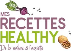 an advertisement with nuts and leaves on it for the french food company les recettetes healthy