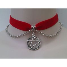 Emo Jewelry, Ribbon Choker Necklace, Diy Choker, Pentagram Necklace, Ribbon Choker, Grunge Jewelry, Black Choker Necklace, Silver Necklaces Women