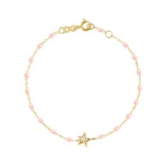 Gigi Clozeau - Star Classic Gigi Baby Pink diamond bracelet, Yellow Gold, 6.7 Pink Bracelets With Diamond Accents For Gift, Pink Bracelets With Diamond Accents As A Gift, Pink Diamond Bracelet, Dress Reference, Dainty Gold Jewelry, Bracelet Rose Gold