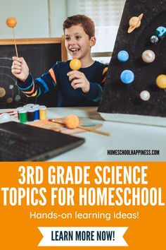 Looking for fun science topics for 3rd graders? From hands-on experiments to easy-to-understand concepts, these ideas are perfect for homeschoolers. Explore topics like plants, animals, weather, and simple physics. Each activity encourages critical thinking, creativity, and curiosity. Make science engaging and rewarding for your 3rd grader with these topic ideas that build foundational knowledge and excitement for learning. 3rd Grade Homeschool, 3rd Grade Science, Topic Ideas, Science Topics, Force And Motion, Homeschool Classroom, Science Ideas, Animal Habitats, Weather And Climate