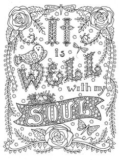 an adult coloring page with the words wild with my soul on it and flowers in the background