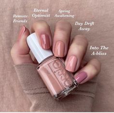 Military Nails, Sheer Nails, Essie Nail Colors, Makeup Nails Designs, Spring Awakening, Colorful Nail Designs, Essie Nail, Dip Powder Nails, Chic Nails