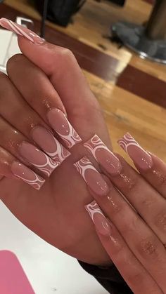 Marble French Nails, Nude Acrylic Nails, Nails White, Nails Blue, Acrylic Nails Coffin Pink, Nails Red