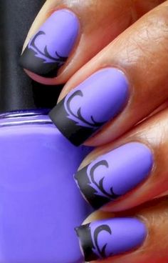 22 Purple Nail Designs That Are Stunning and Will Get You Noticed Purple Nail Art Designs, Unghie Nail Art, Purple Nail Art, Purple Nail, Her Nails, Party Nails, Halloween Nail Art, Fabulous Nails, Fancy Nails