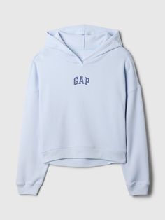 Relaxed Gap Mini-Logo Cropped Hoodie Navy Blue Gap Hoodie, Blue Gap Hoodie Outfit, Things I Want To Buy List, Blue Gap Hoodie, Popular Hoodies, Hoodie Gap, Gap Sweatshirt, Gifts Clothes, Cute Hoodies